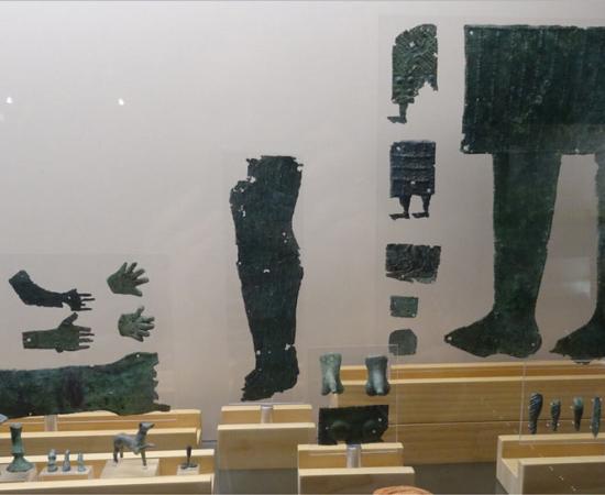 Examples of the bronze votive offering body parts given to the Veneti Pora Reitia nature goddess at her sanctuary in Este, Italy.		Source: McDonald / House of Secrets