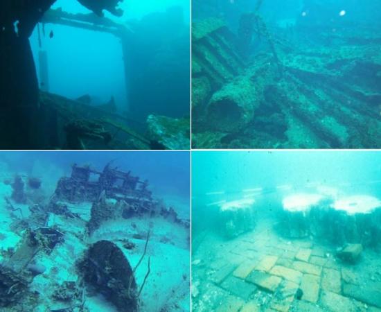 A collection of images of the ruins of Port Royal as it stands today. 