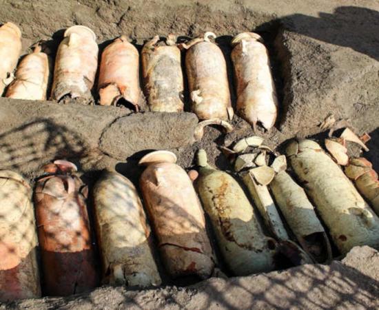 Pre-Roman Graves Covered With Amphorae and Pompeii Era Fields Uncovered