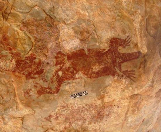 Pre-historic rock art in Kurnool, India 
