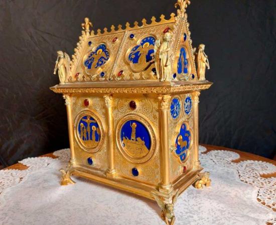 The Precious Blood of Christ reliquary recovered by Arthur Brand. Source: Arthur Brand