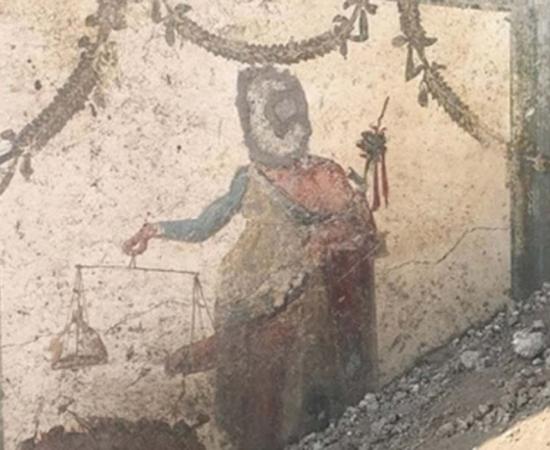 Painting of Priapus found at Pompeii. 