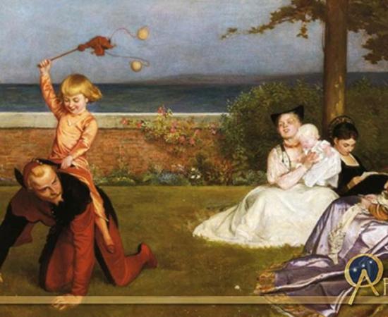 The Young Lord Hamlet by Philip Hermogenes Calderon (1868)