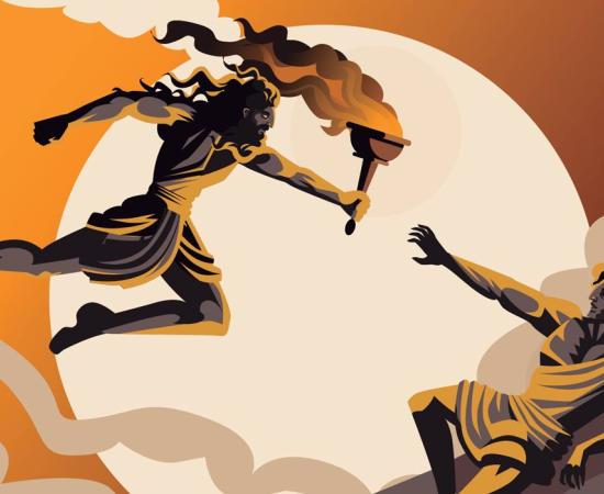 Prometheus gave humans fire in ancient Greek mythology