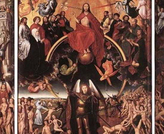 ‘The Last Judgment’ triptych (open) (1467-1471) by Hans Memling.