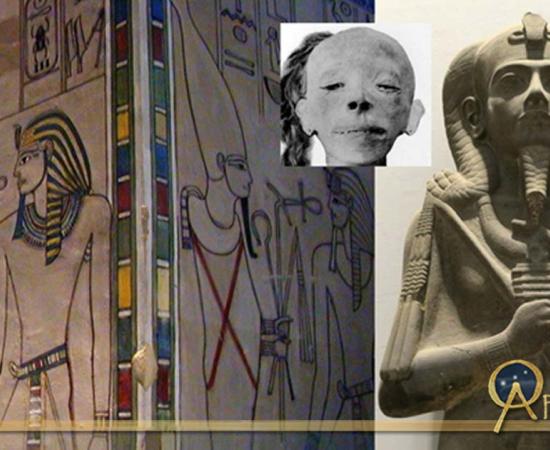 Collection of Egyptian Art, design by Anand Balaji (Photo credits: Richard Dick Sellicks, Dave Rudin, G. Elliot Smith/Wikimedia Commons); Deriv.