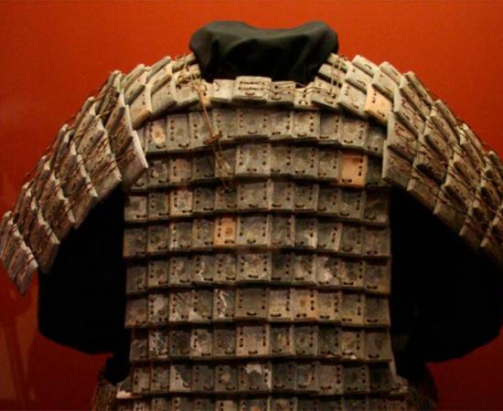 Stone armor from the tomb of Qin Shi Huang. Source: CC BY 2.0