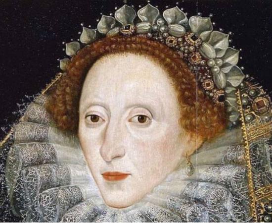  Queen Elizabeth I of England. 	Source: Public Domain