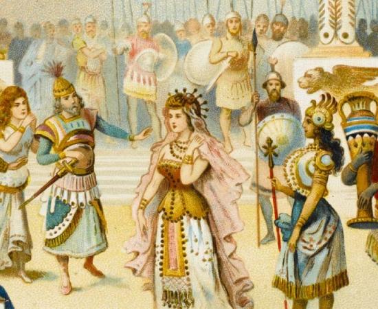 The Queen of Sheba meets with King Solomon. Source: Archivist / Adobe Stock.