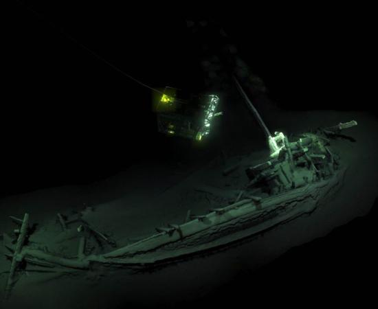 Oldest intact shipwreck in the world found in the Black Sea.