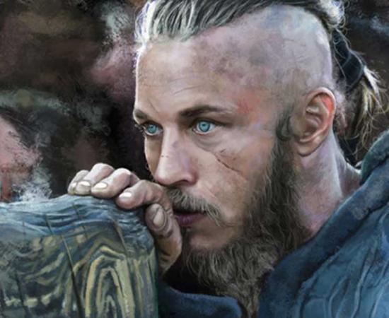 Artist’s representation of Ragnar Lothbrok.