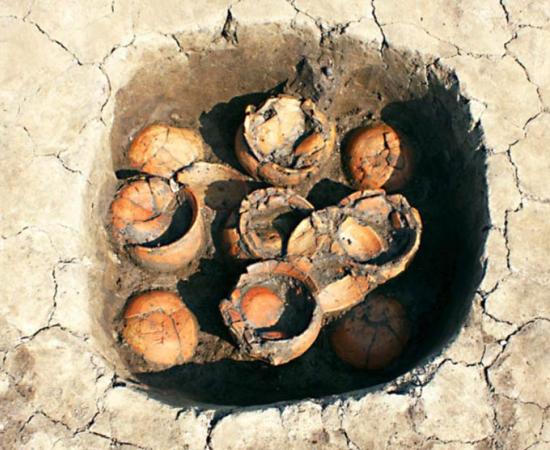 Rare ritual jars found buried under ancient ruins in Japan