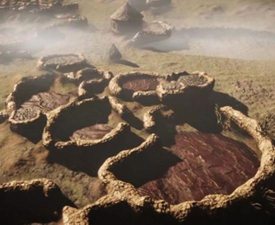 Lost Ancient Tswana City called Kweneng near Johannesburg.