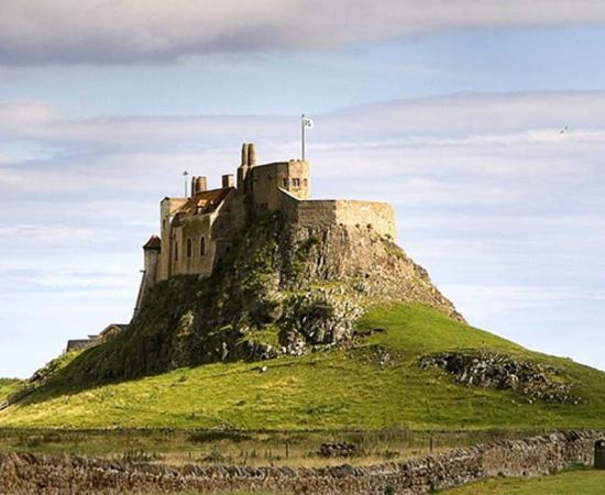 Lindisfarne Castle on Holy island 
