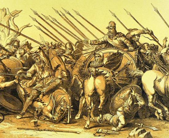 1893 Reconstruction of the Alexander Mosaic.