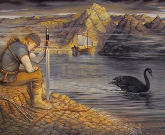 Lemminkäinen and the black swan.
