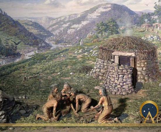 Diorama showing trephination in Neolithic times (Wellcome Images / CC BY-SA 4.0)