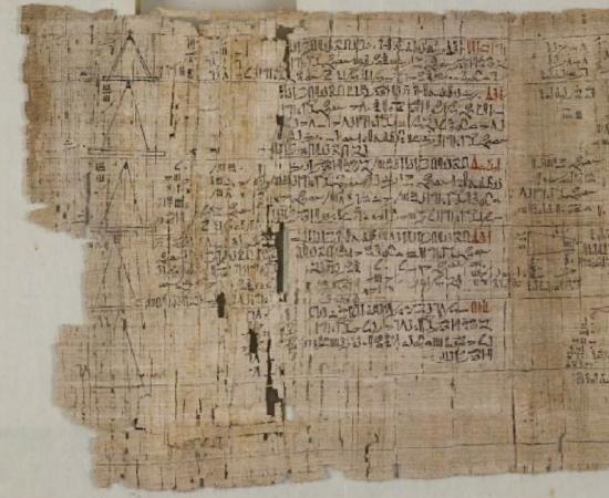 The Rhind Mathematical Papyrus. Source: The British Museum / CC BY-NC-SA 4.0.