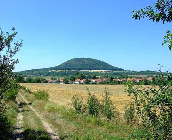 Rip Mountain in the Bohemian area of the Czech Republic where a Neolithic burial mound, the best preserved one ever in the region, was recently found at the foot of the mountain.  		Source: Aktron / CC BY-SA 3.0