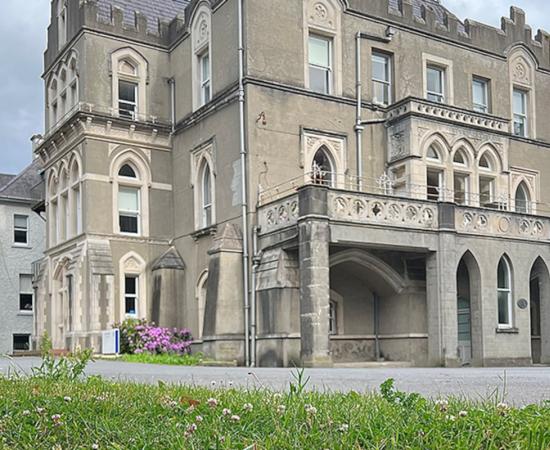 Present day Roebuck Castle building.