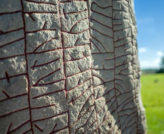 Written in stone by Vikings – the Rok runestone from the 9th century features the longest known runic inscription and is considered the first piece of Swedish literature. Credit: rolf_52 / Adobe Stock