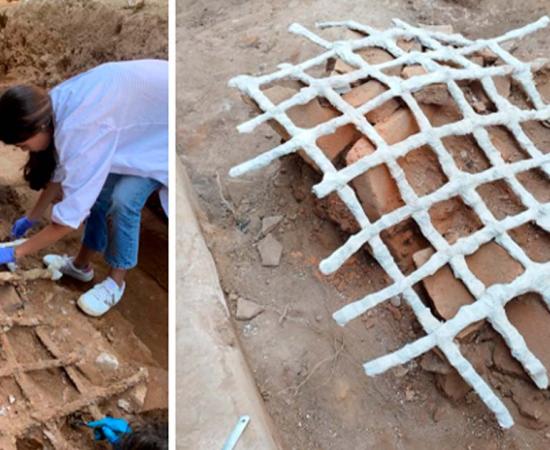 Archaeologists have discovered the remains of iron window bars at the recently unearthed Roman baths excavated in Mérida, Spain. Source: Consortium of the Monumental City of Mérida