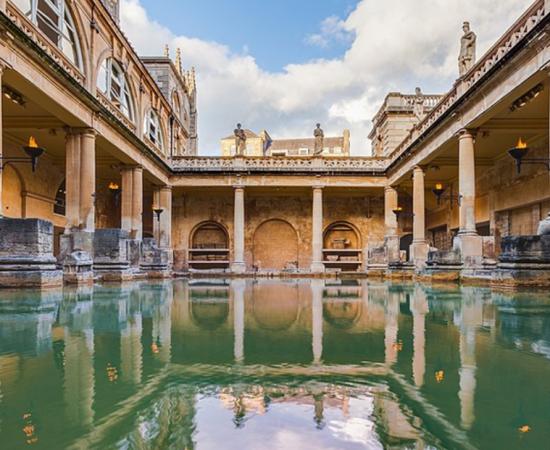 Roman Baths in Bath, England.