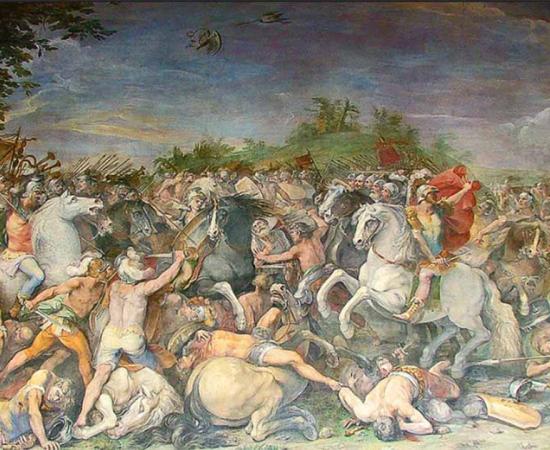 In 477 BC, the Battle of the Cremera was fought between the Roman Republic and Veii, leading to the loss of Roman control over the river Cremera. This allowed Veientes to penetrate deeper into Roman territory.	Source: Frans Vandewalle / CC BY-SA 2.0