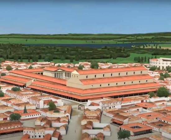 Artist’s reconstruction of Lutetia by Dassault Systemes (YouTube screenshot)