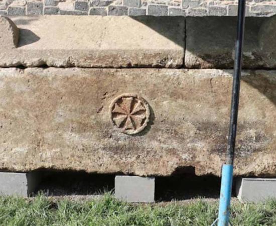 The Roman Sarcophagus found in ancient Diyarbakir is the first ever discovered in the city. Source: DHA / Anatolian Archaeology.