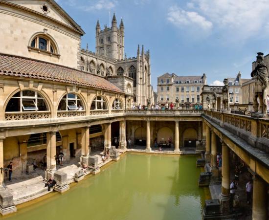 Roman baths in Bath, England 