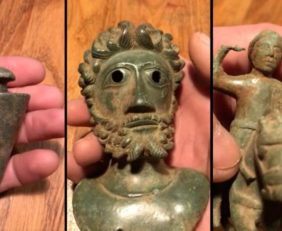 Ryedale Roman Bronze Artifacts Found By Detectorists Head for Auction