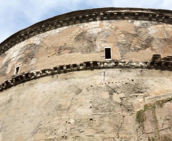 Roman concrete was used to construct the magnificent pantheon, which has endured for two millennia.