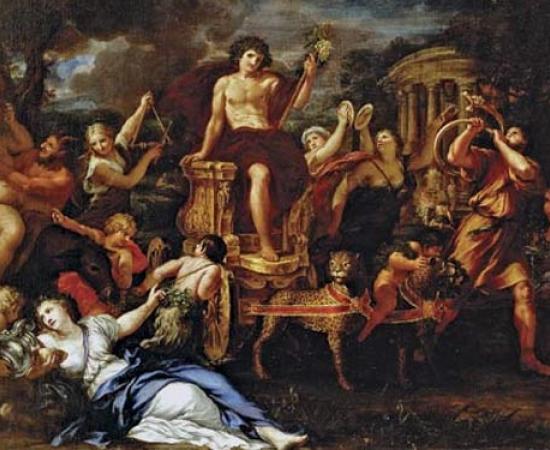 The Roman god Bacchus