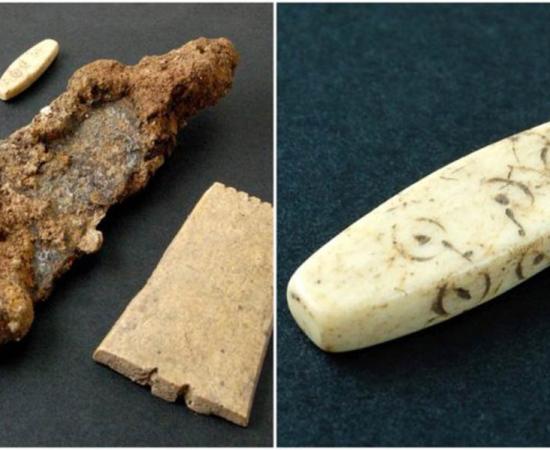 Some of the finds from the Northgate construction site, Chester, near the site of an important Roman legion camp.     Source: Oxford Archaeology