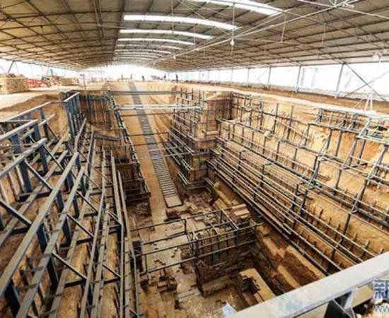 The royal tomb unearthed in Henan province, which may belong to the empress of Cao Rui (news.cn)