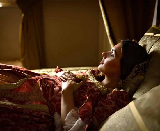 Royal queen in her bedchamber. Source: Anneke / Adobe Stock.