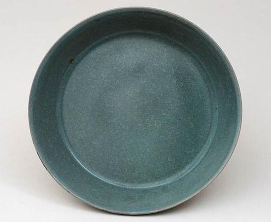 The Ru ware bowl in the Sir David Percival Collection at the British Museum that was long believed to be a Korean imitation but has proven to be authentic and worth a fortune as a result.		Source: Sir David Percival Collection / The Trustees of the British Museum