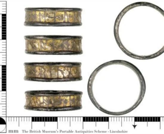 Runic ring found in Lincolnshire, England.