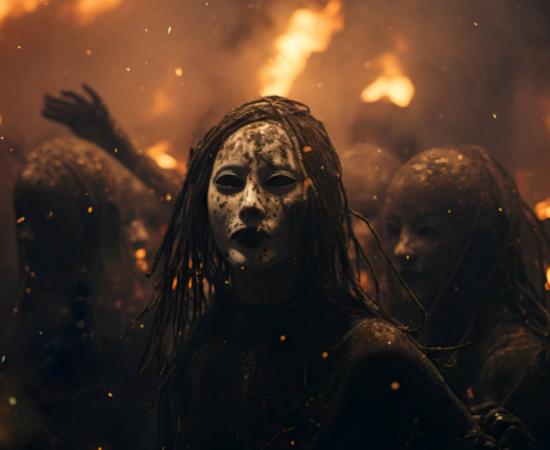 Samhain celebrates the end of summer and beginning of winter.