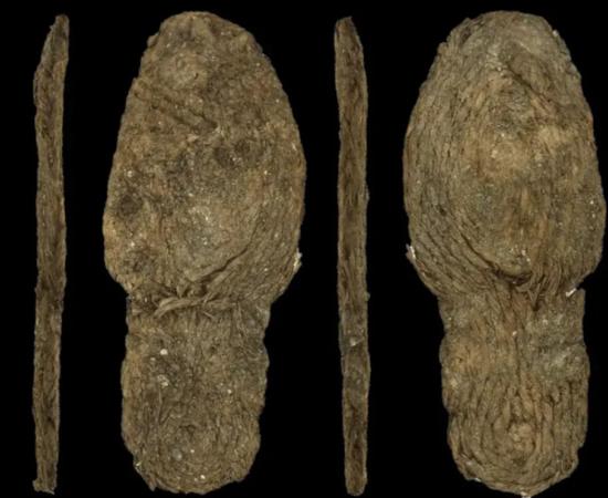 2,400-year-old esparto grass sandals. 