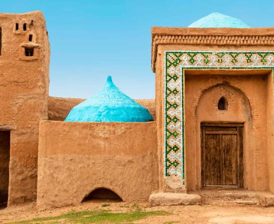 Reconstruction of the ancient mosques and buildings of ancient Sarai-Batu. (vesta48/Adobe Stock) 