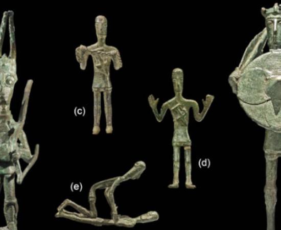 A selection of bronzetti of the Uta-Abini style from Sardinia.