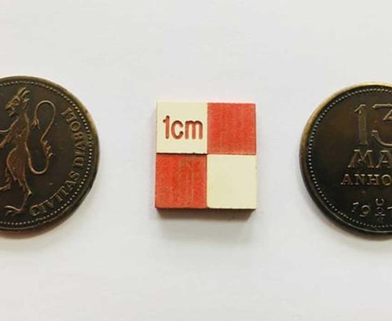 The ‘devil coins’ were found when stalls were removed for restoration work in the abbey.