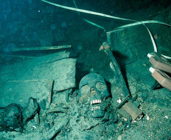 Underwater Kronan excavations that were one of the sources of ancient Scandinavian genes in the study. Source: Lars Einarsson/Cell Press