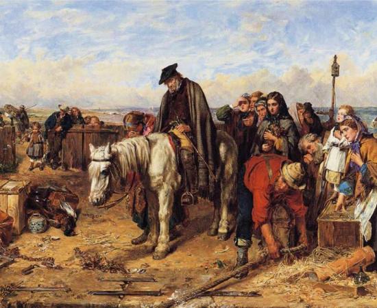 The Last of the Clan’ (1865) by Thomas Faed. Attempts for a Scottish colony in Panama were futile. Source: Public Domain