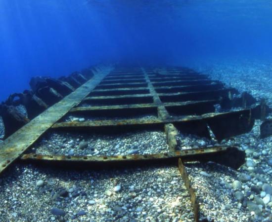Shallow shipwreck found in Turkey waters