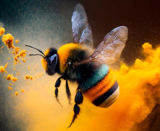 New research has concluded that it was bees, and not Neanderthals, who left pollen within Shanidar Cave in Iraq. Source: ink drop / Adobe Stock