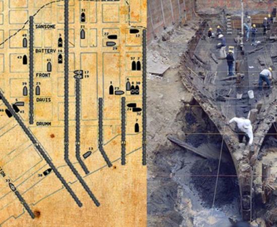 The Ghost Ships of San Francisco: Dozens of Wrecks Buried Beneath City Streets