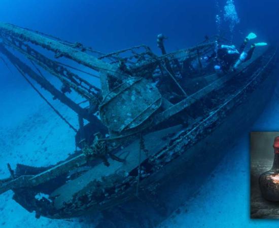 350 year-old shipwreck wine discovered in the North Sea. Source: Wojciech / Christie’s.